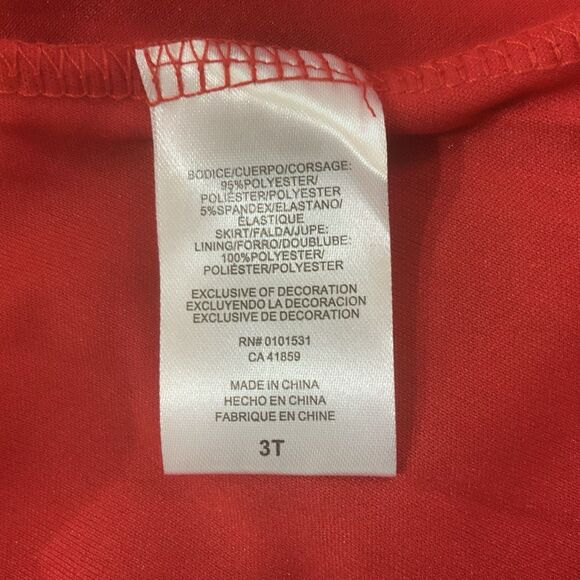 Barbie Girl’s Red Plaid Holiday Party Dress 3T Tulle Bow Cap Sleeves NWT - Picture 10 of 14